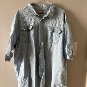 Wrangler Light Blue Denim Shirt